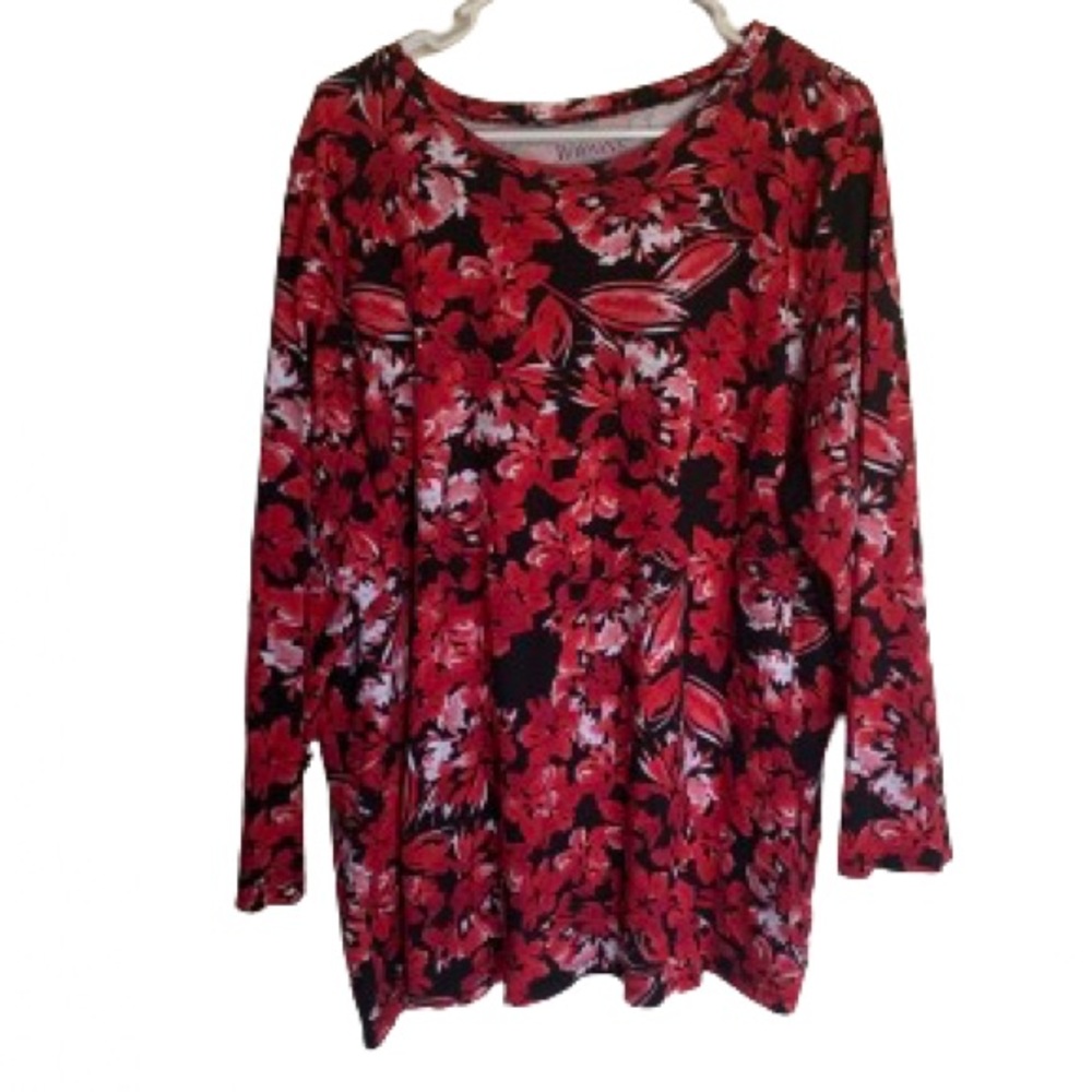 NWOT Floral Long Sleeved Top